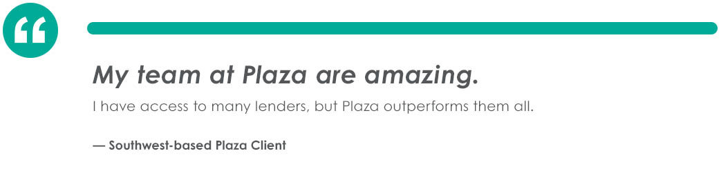 Southwest based Plaza Client